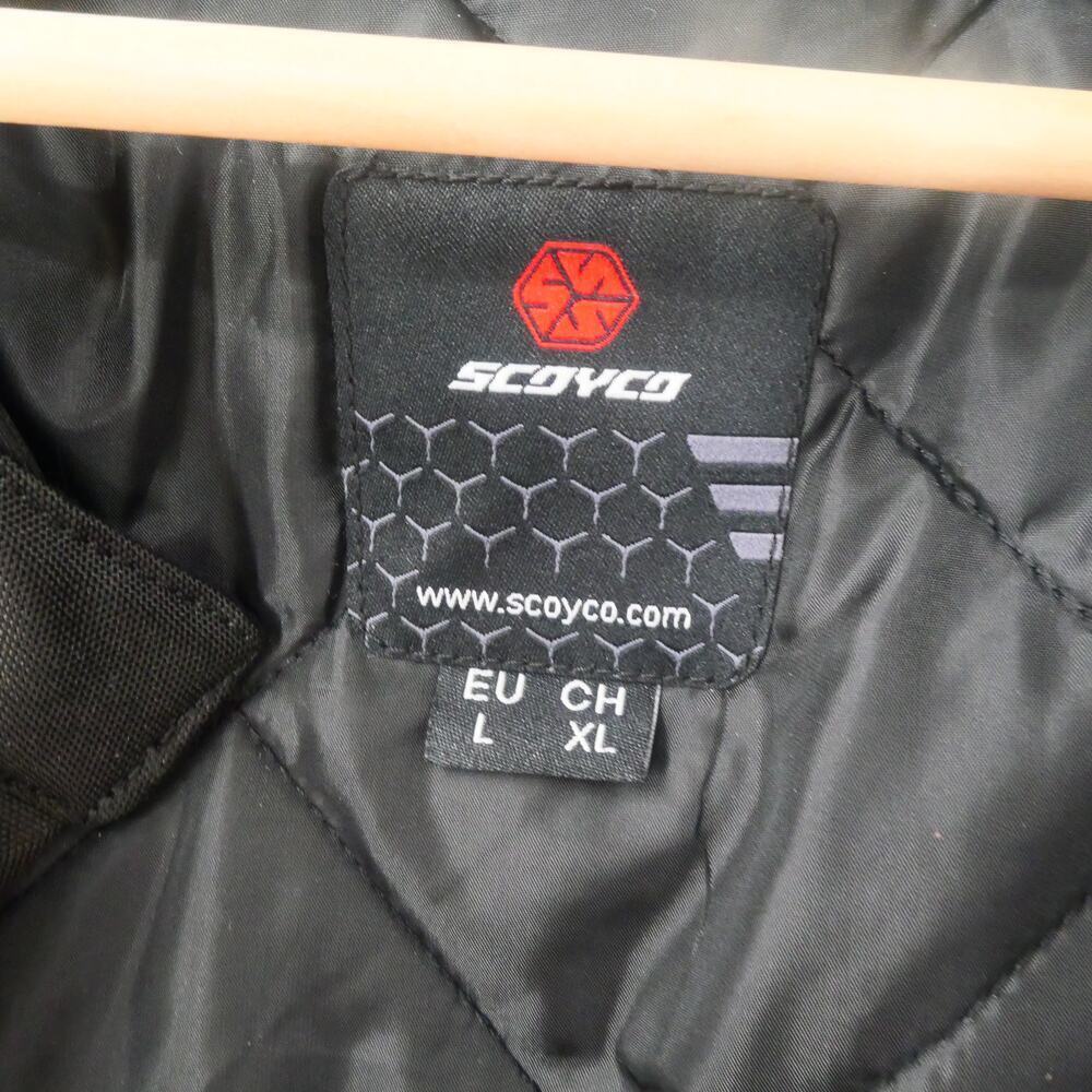 NEW Scoyco Men's XL Motorcycle Jacket Coat Built in Protection Windproof WP - Picture 11 of 16